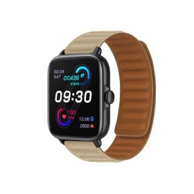 MagPRO Smartwatch With Magnetic Belt And Activity Tracker (Color: Khaki)