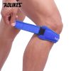 Aolikes 1pc Adjustable Knee Strap; Patellar Tendon Pressurized Protector; Support Slider Pad Guard For Badminton Running